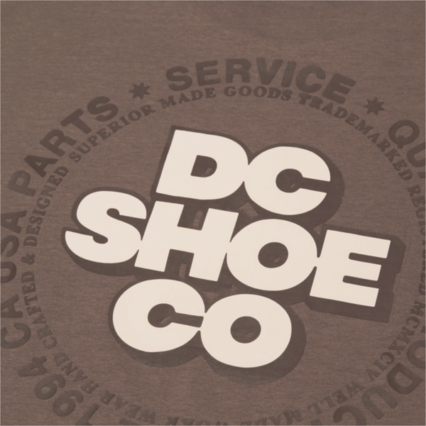 2026 DC Shoes Mens Work Circle T-Shirt EDYZT04495 - Morel